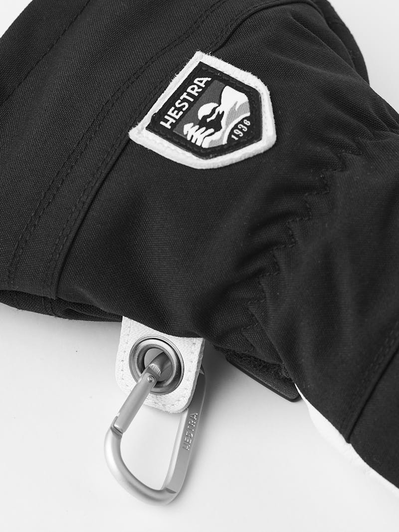 Army Leather Heli Ski 5-finger handske