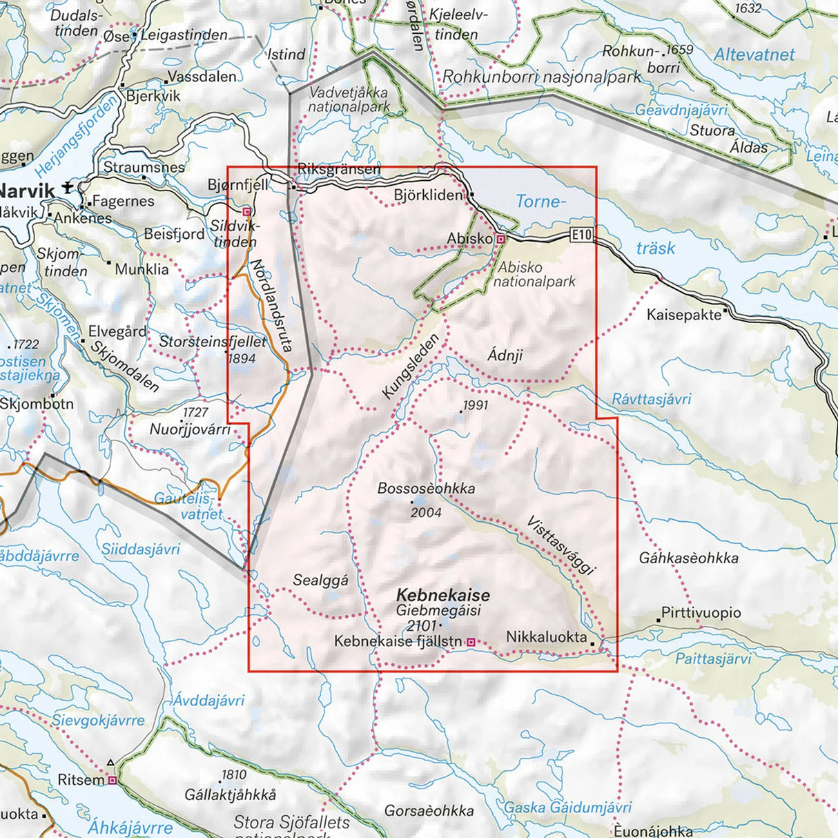 Kungsleden: Kebnekaise, Abisko & Riksgränsen