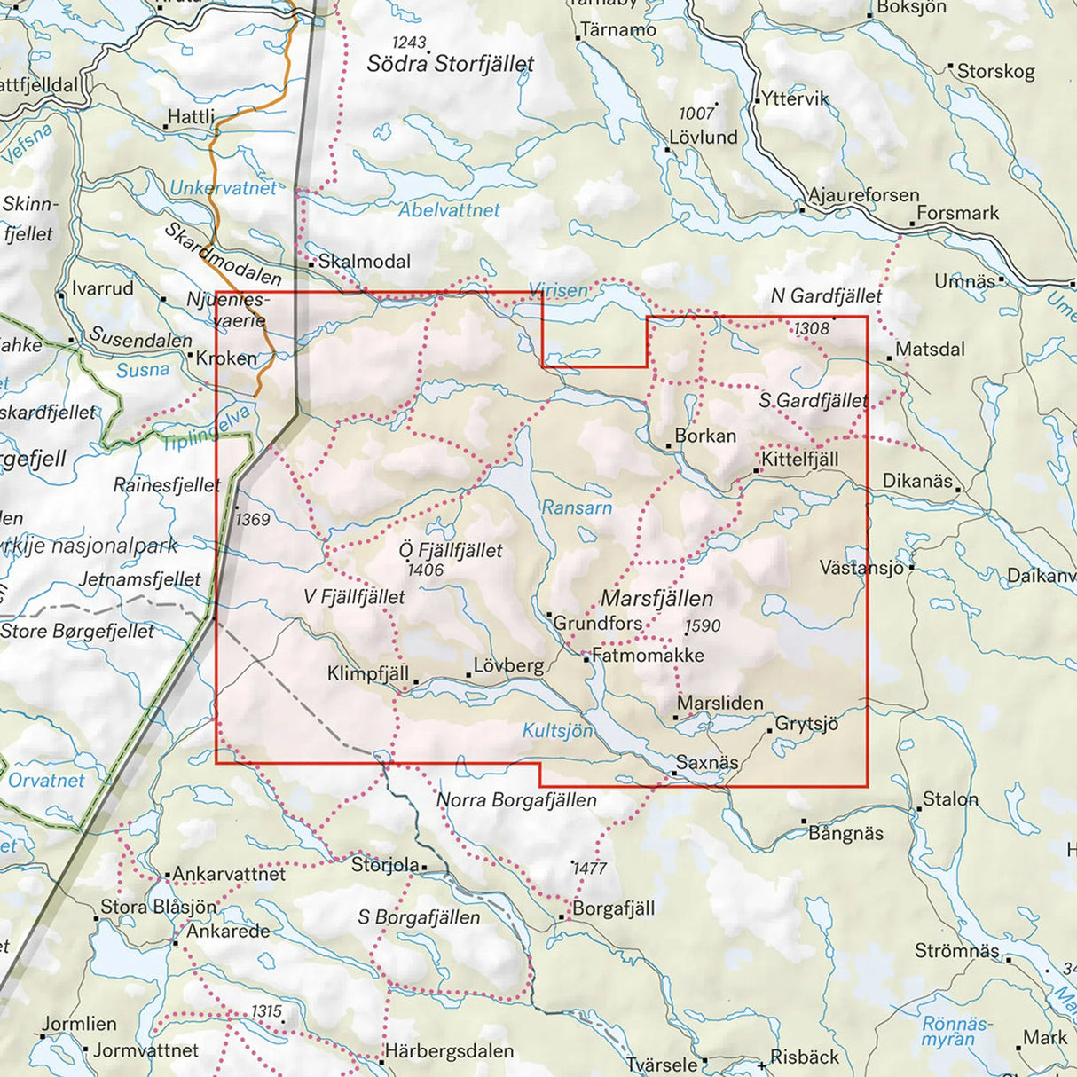 Kittelfjäll, Marsfjällen & Klimpfjäll