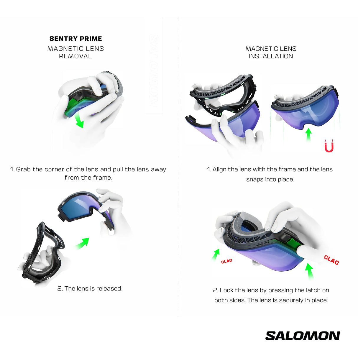 SENTRY PRIME SIGMA Goggles med extra lins