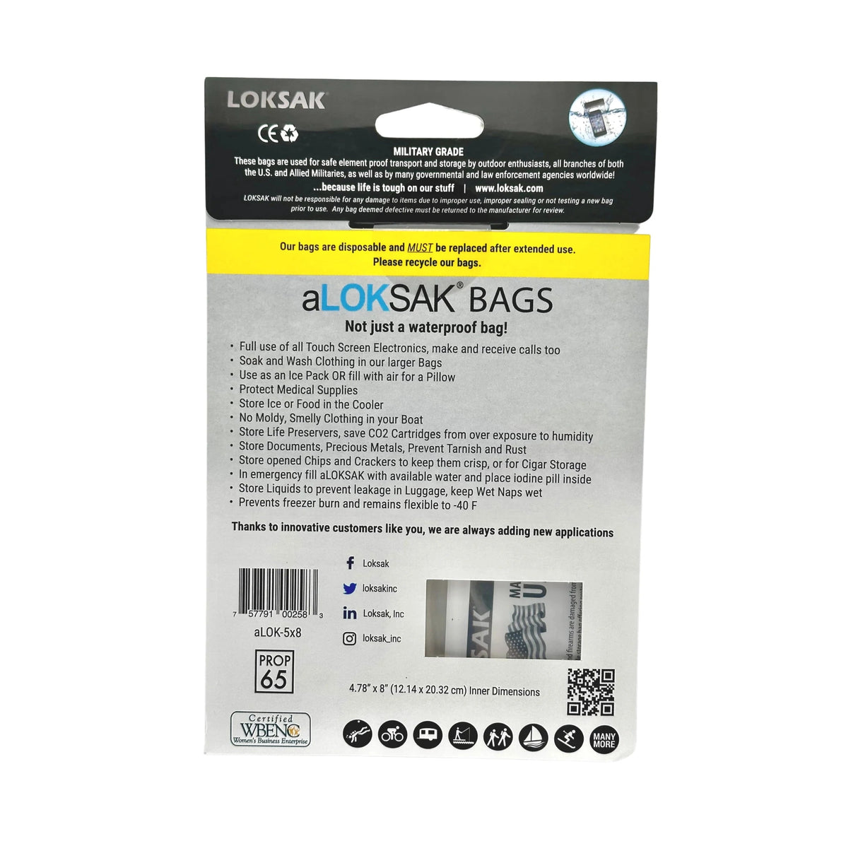 aLoksak XLarge Vattentätt fodral 2-pack