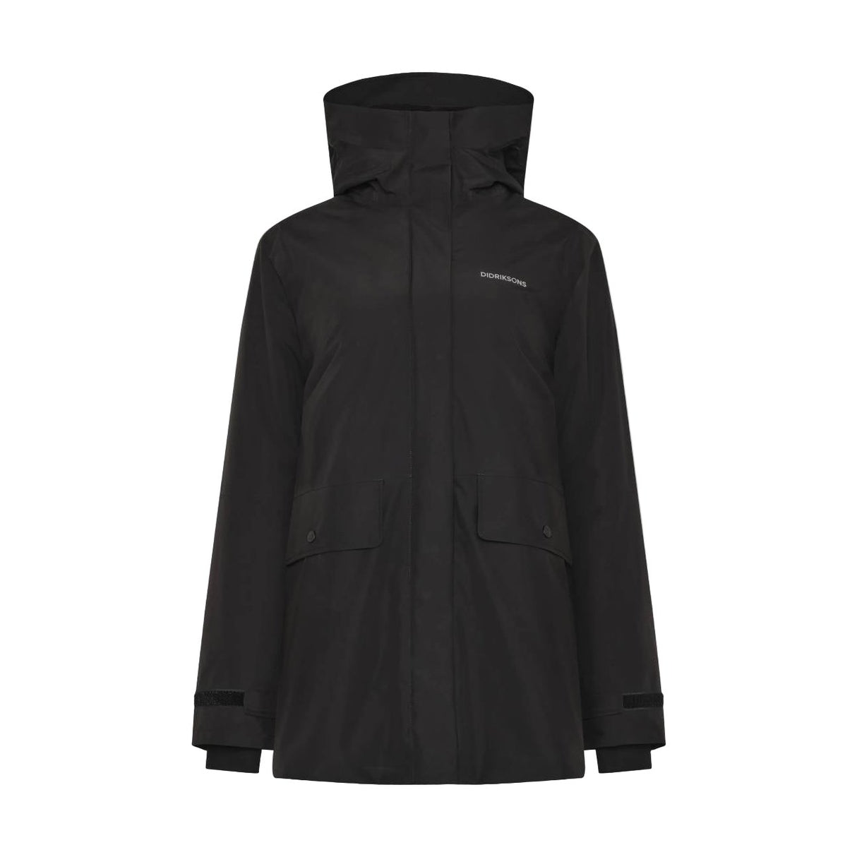 Tuva Womens Parka Black Front2