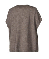 NLS Poppy Stickad Poncho Dam