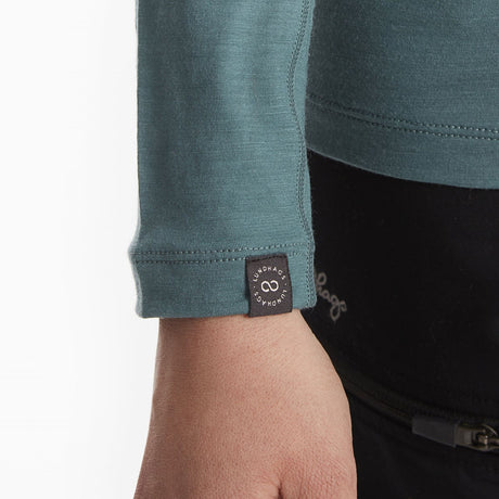 Gimmer Merinoull 1/2 Zip underställ Dam