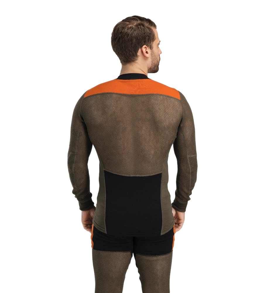 WoolNet Hybrid Crewneck Herr
