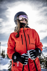 Army Leather Heli Ski 5-finger handske
