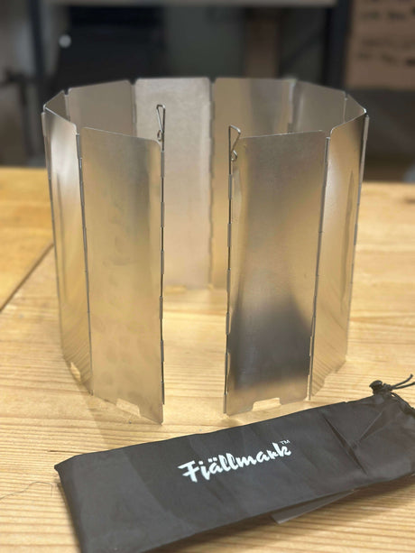 Vindskydd för kök och eld