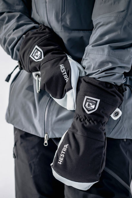 Army Leather Heli Ski Mitt Vante