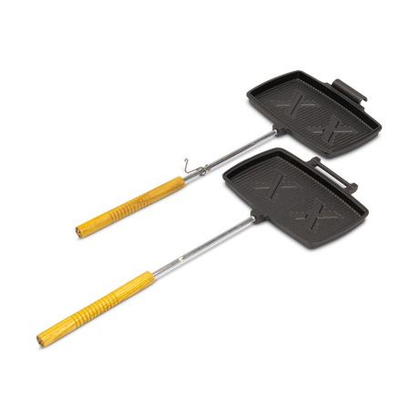 Grilljärn Big gjutjärn dubbelt