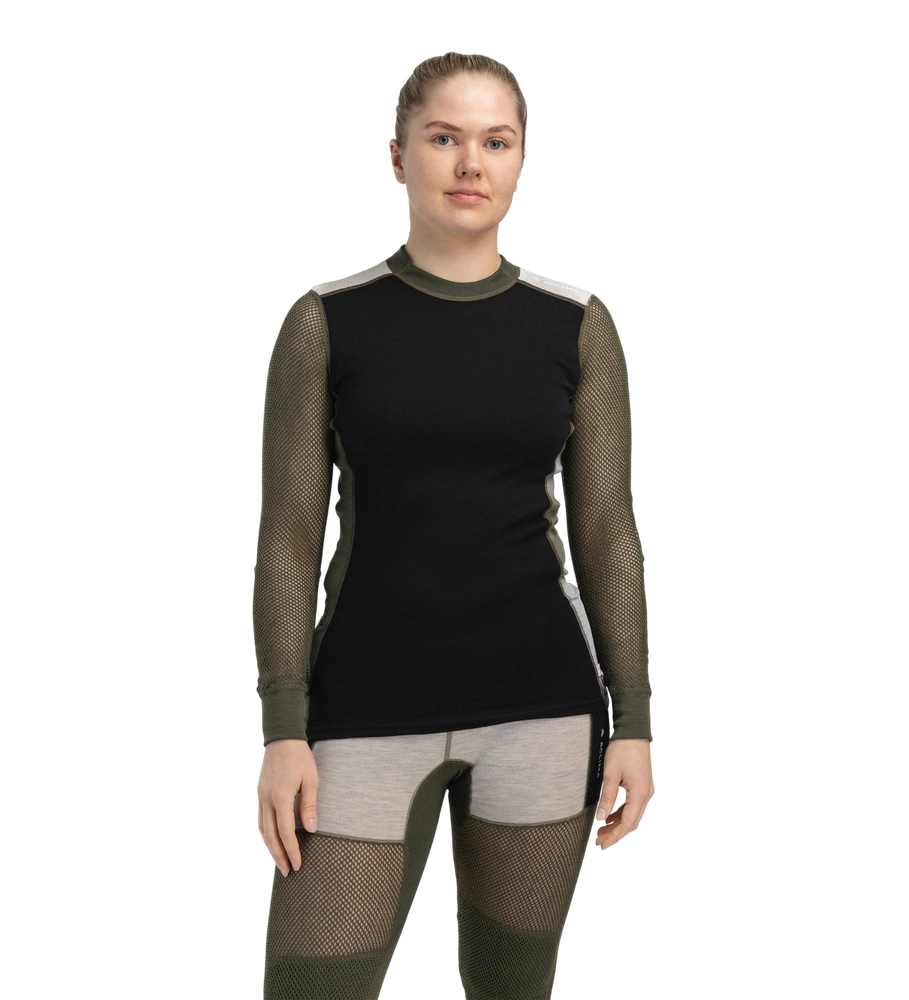 WoolNet Hybrid Crewneck Dam