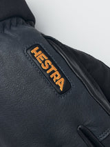 Army Leather Wool Terry 5-finger Handske