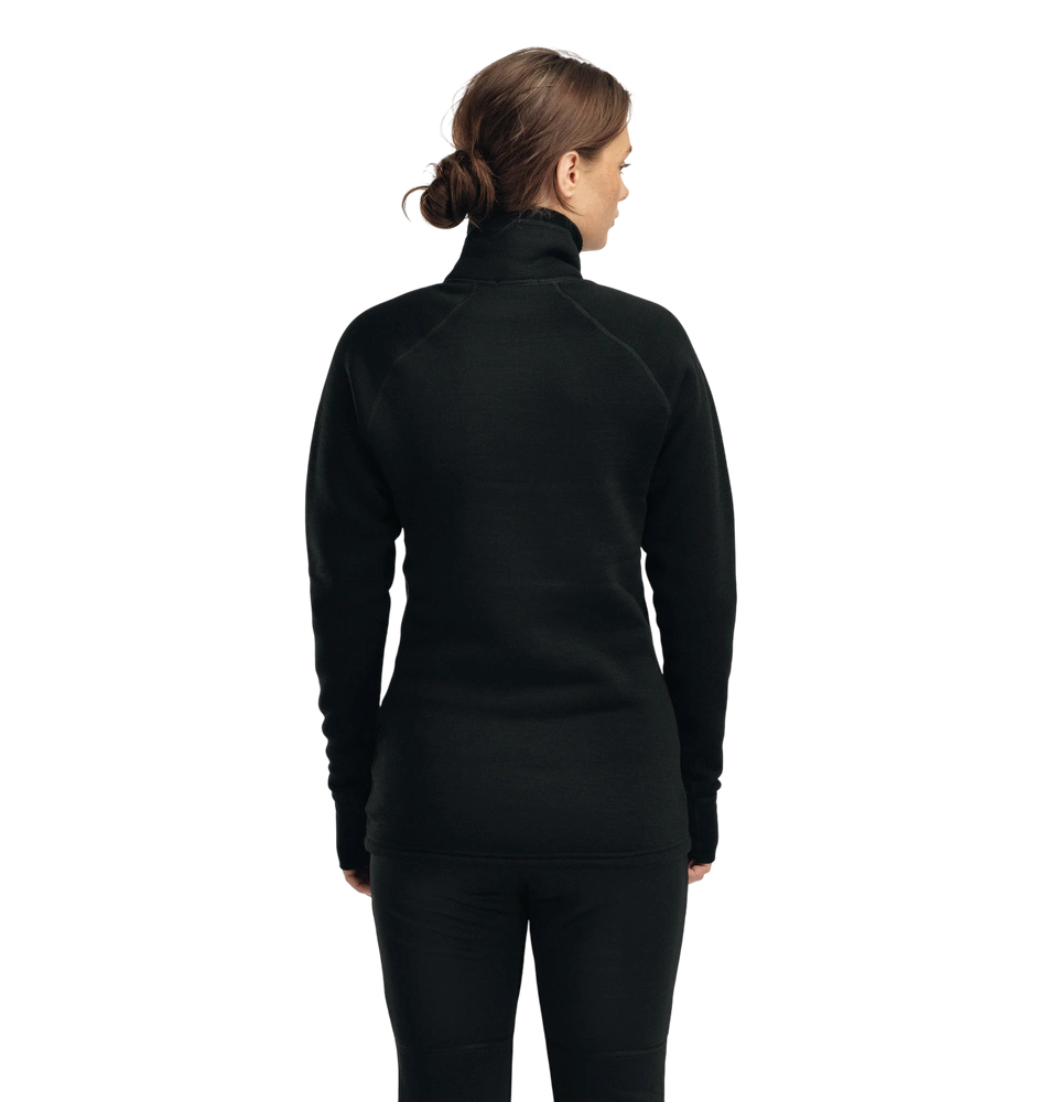 FleeceWool Polo w/ zip Dam