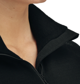 FleeceWool Polo w/ zip Dam