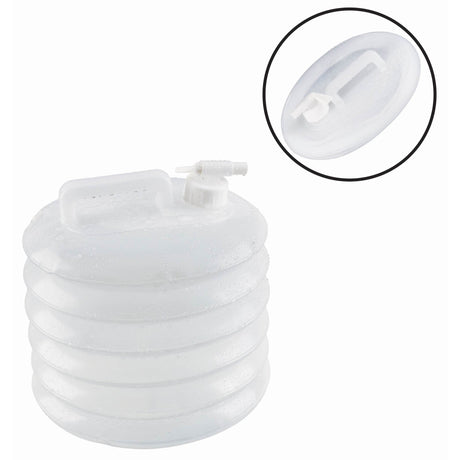 Vikbar vattendunk med kran 5L
