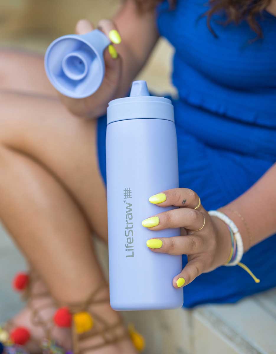 LifeStraw Go 2.0 Vattenreningsflaska 500ml Stainless Steel