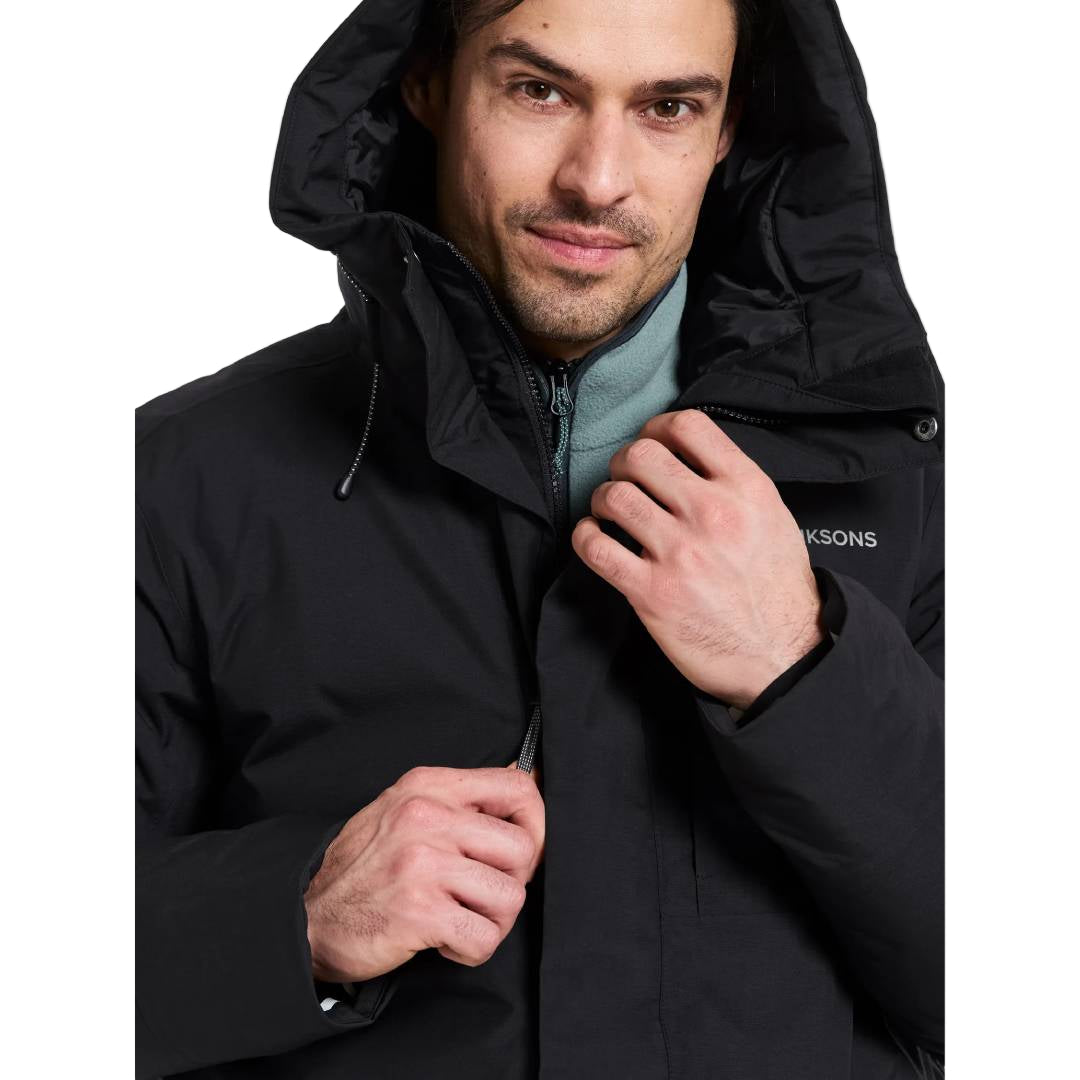 Akilles Parka Black Zip