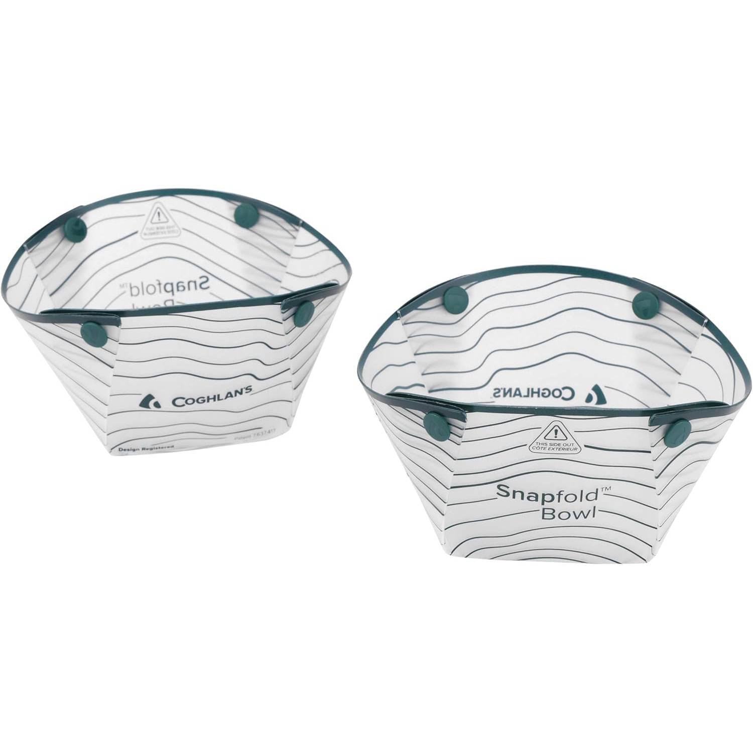 Snap Fold Bowls Hopfällbara skålar 2-pack