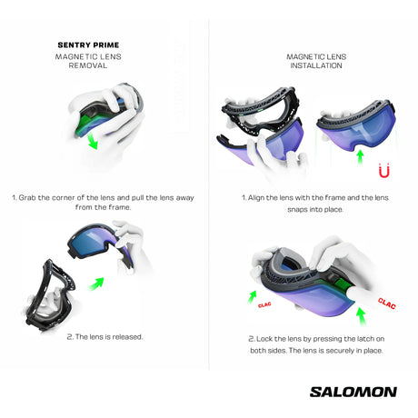 SENTRY PRIME SIGMA Goggles med extra lins