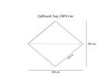 Snug diagonal tarp