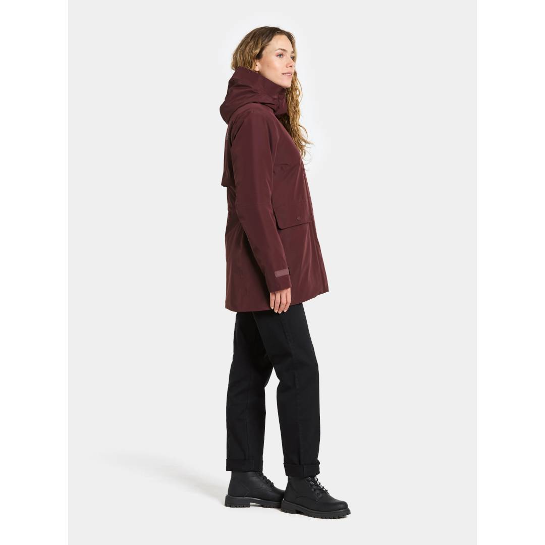 Tuva Womens Parka Old Rust Right1